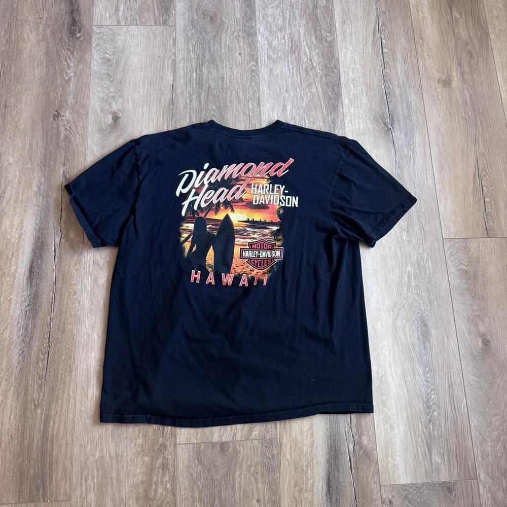 Harley-davidson Men's Black T-shirt
